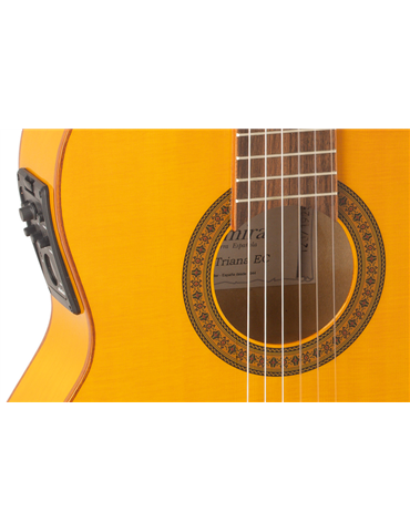 GUITARRA CLÁSICA ADMIRA TRIANA SERIE FLAMENCO SATINADA ELECTRIFICADA CON FISHMAN 2