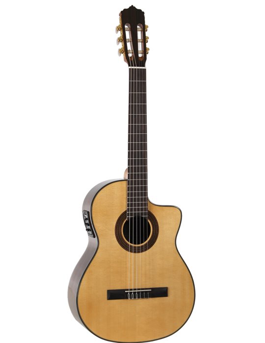 C40-EQ- GUITARRA CLASICA AMPLIFICADA CUTAWAY JOSE GOMEZ SAPELLY MODELO 2025