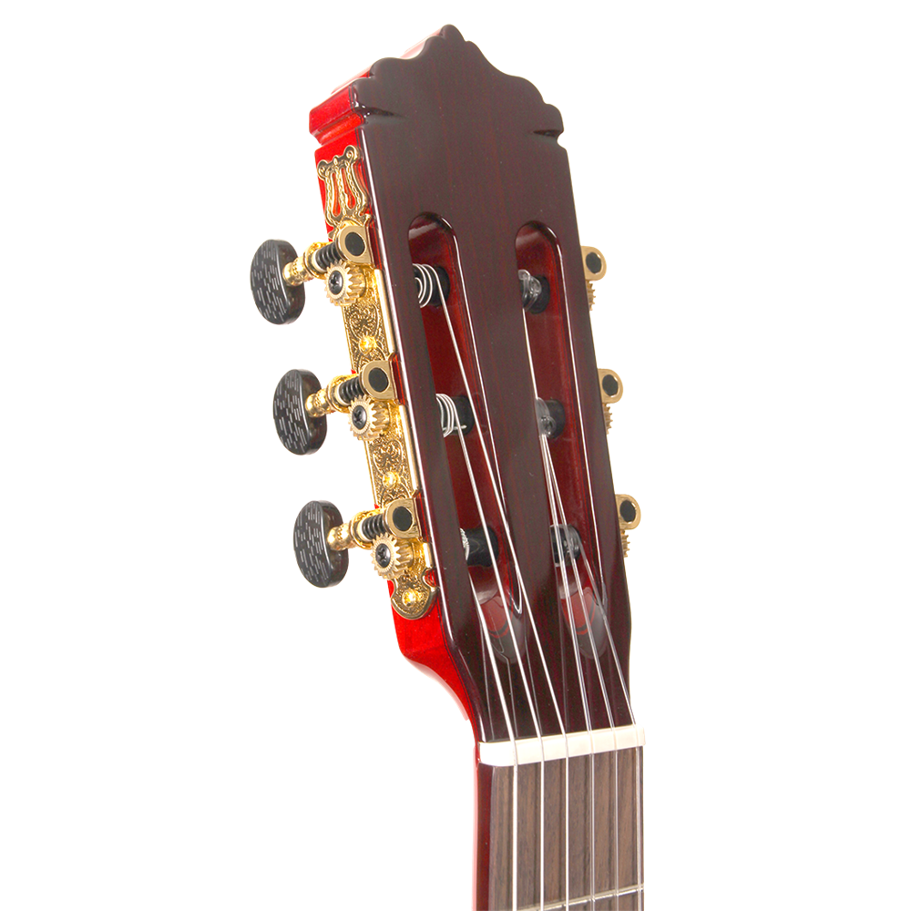 F90-R  - GUITARRA FLAMENCA JOSE GOMEZ SICOMORO TAPA SOLIDA ROJA  MODELO 2025