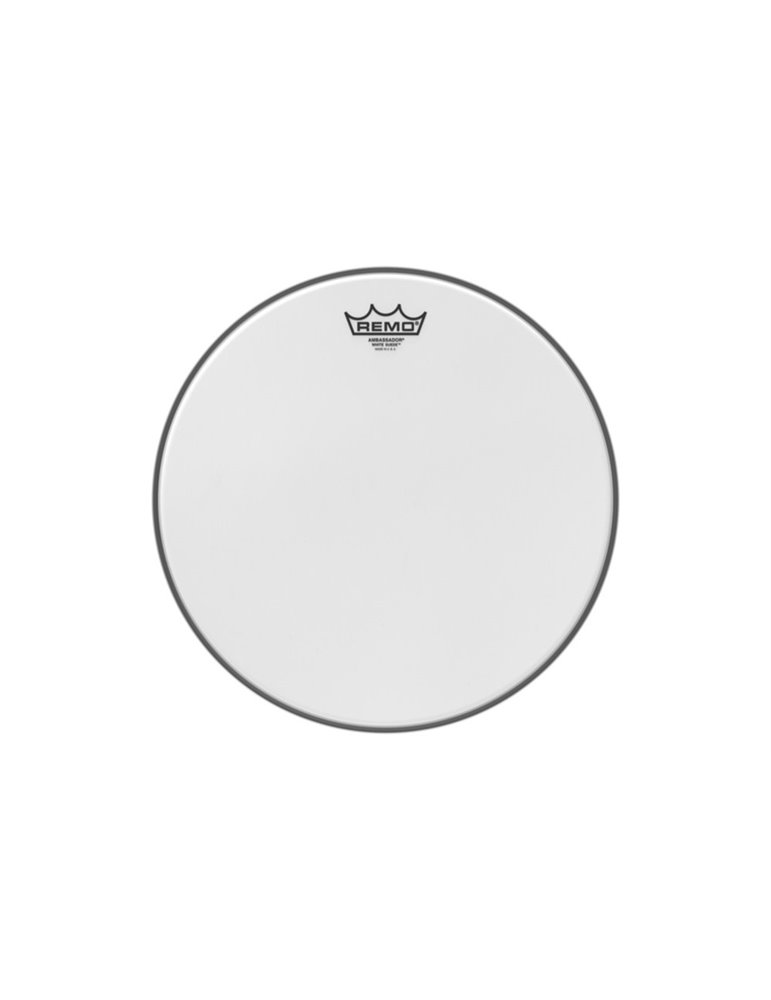 Parche Ambassador White Suede14" BA-0814-WS