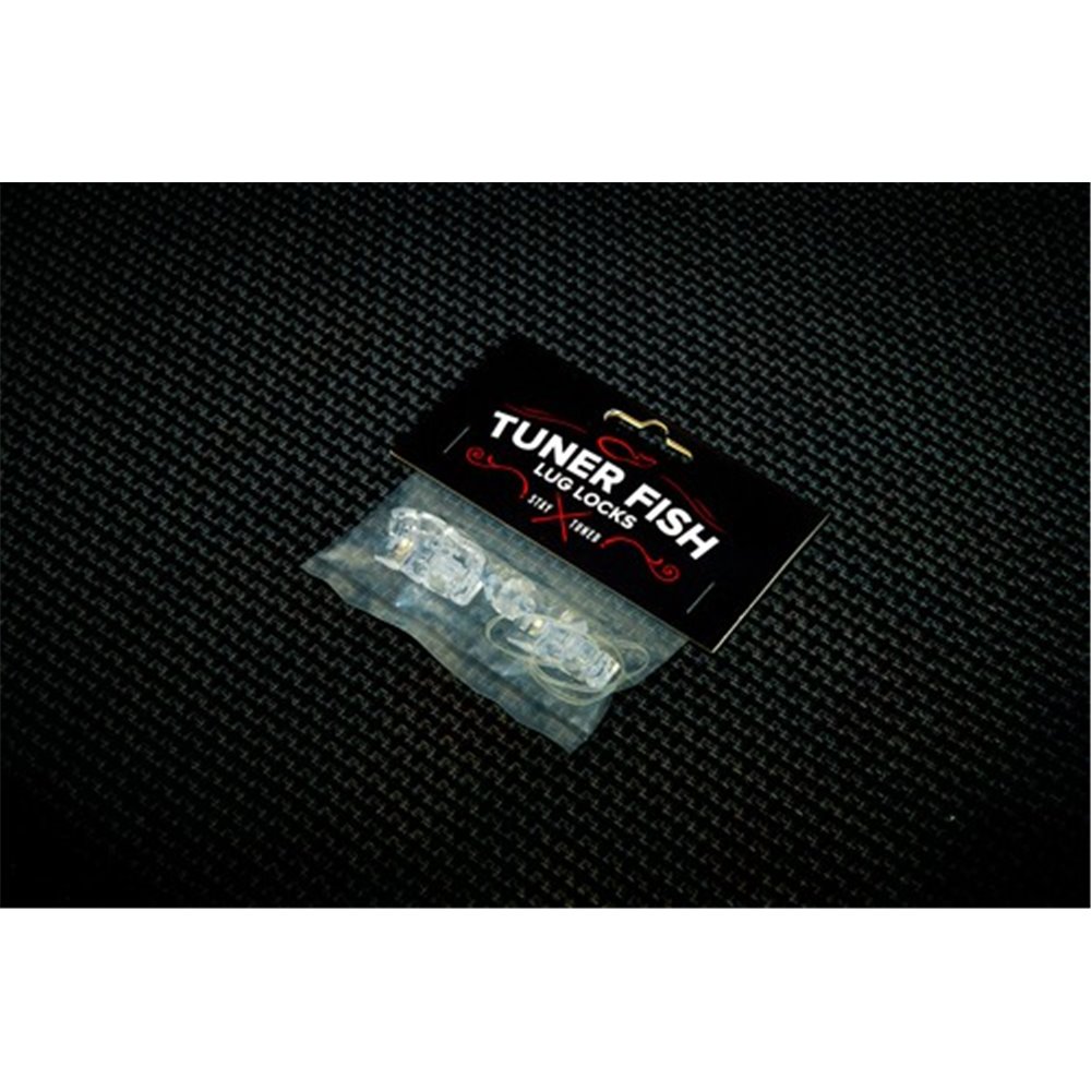 Tuner Fish Lug Locks Clear 4 Pack