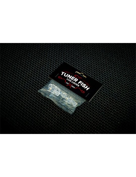 Tuner Fish Lug Locks Clear 4 Pack