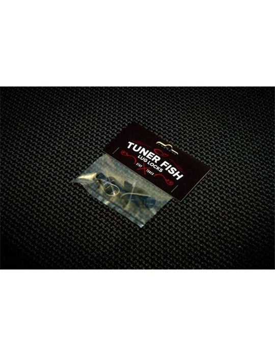 Tuner Fish Lug Locks Black 4 Pack