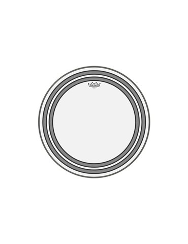 Parche Powersonic Transparente Bombo24" PW-1324-00