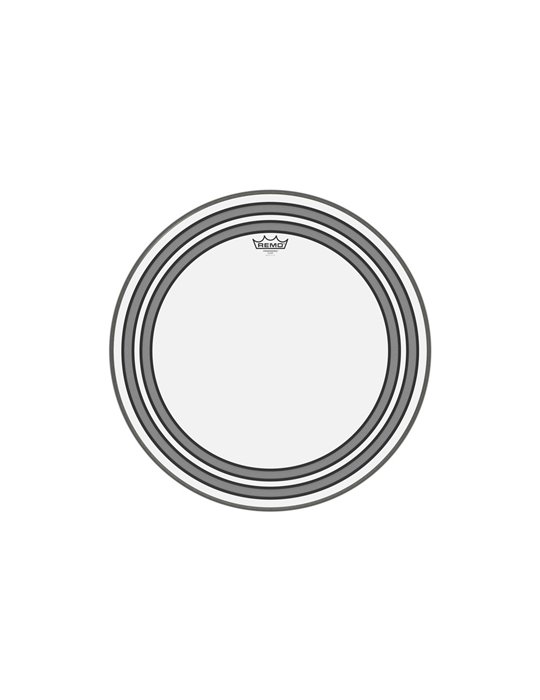 Parche Powersonic Transparente Bombo24" PW-1324-00