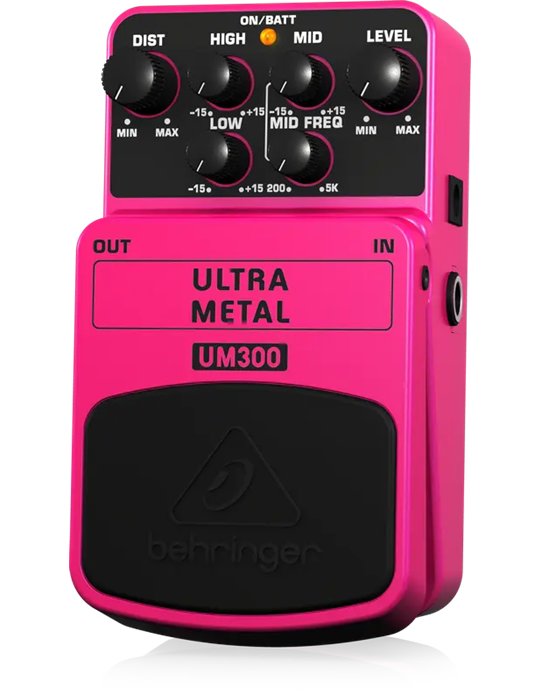 BEHRINGER UM300 Pedal Guitarra Efecto Ultra Metal