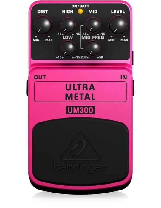 BEHRINGER UM300 Pedal Guitarra Efecto Ultra Metal