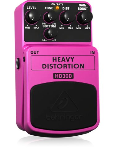 BEHRINGER HD300 Pedal Guitarra Efecto Distorsión