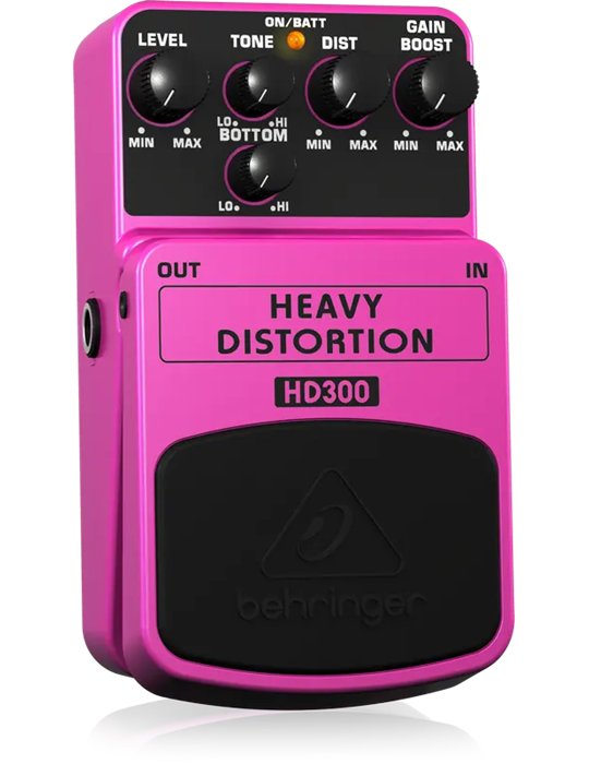 BEHRINGER HD300 Pedal Guitarra Efecto Distorsión