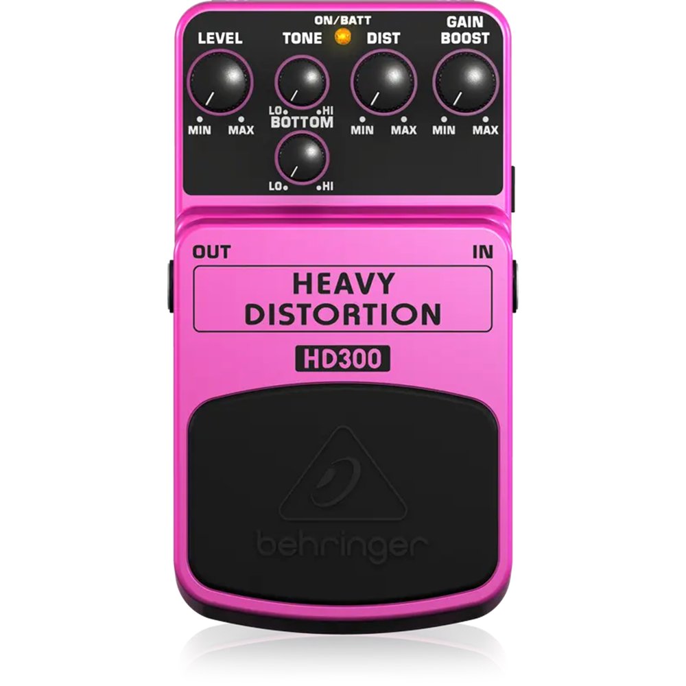 BEHRINGER HD300 Pedal Guitarra Efecto Distorsión