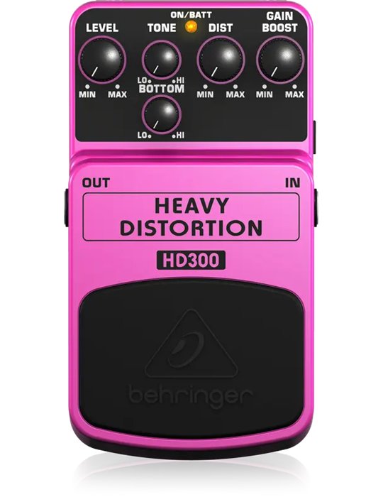BEHRINGER HD300 Pedal Guitarra Efecto Distorsión