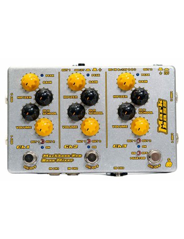 MB Pro Bass Mixer - Mezclador de 3 canales para instrumento - formato pedal