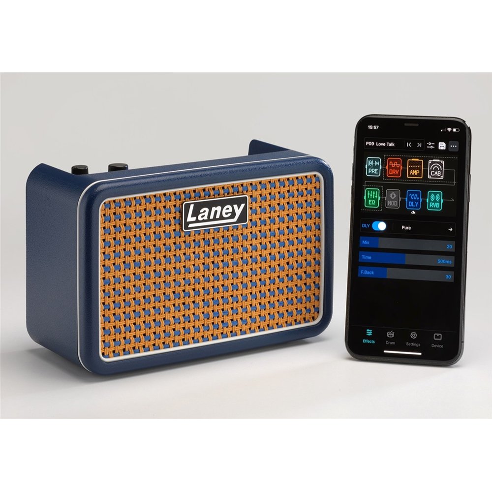PRISM-MINI-BL - Amplificador Stereo Desktop - azul