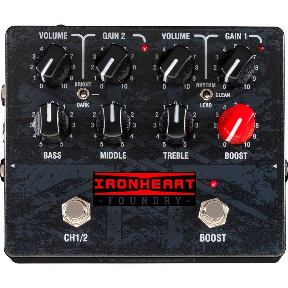 IRF-LOUDPEDAL - Amplificador para guitarra de dos canales en formato pedal