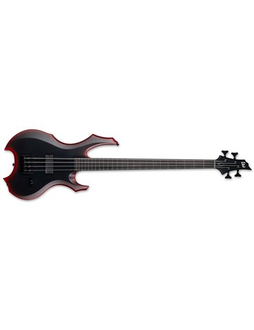 LTD FL-4 - Black red Burst Satin - Fred Leclercq Signature