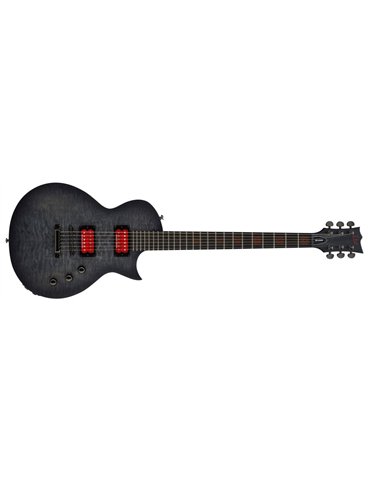 LTD BB-600 Baritone - See Thru Black Sunburst Satin - c/estuche