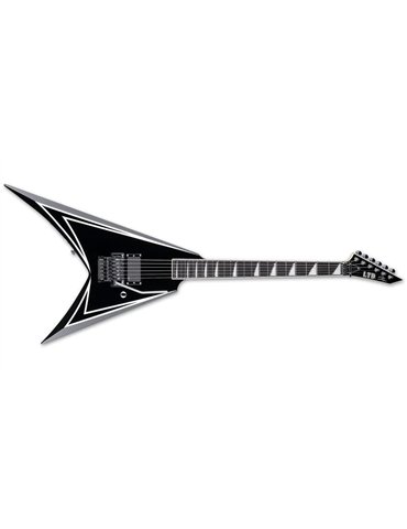 LTD ALEXI LAIHO Sawtooth SE 20th Anniversary - Black w/White Pinstripe - c/estuche