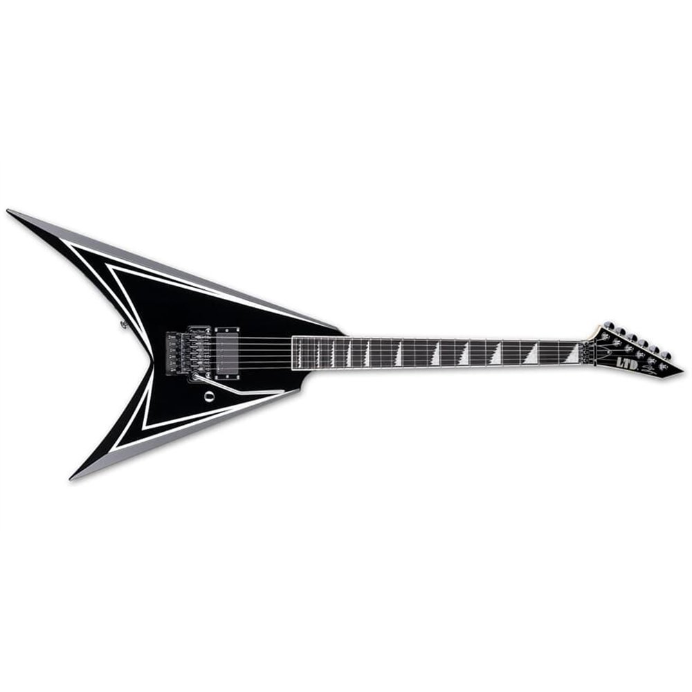 LTD ALEXI LAIHO Sawtooth SE 20th Anniversary - Black w/White Pinstripe - c/estuche