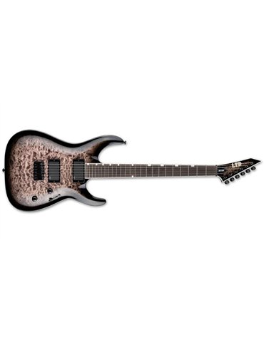 LTD MH-400HT QM - See Thru Black Sunburst