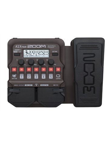A1X FOUR - Pedal multiefectos para guitarra acústica