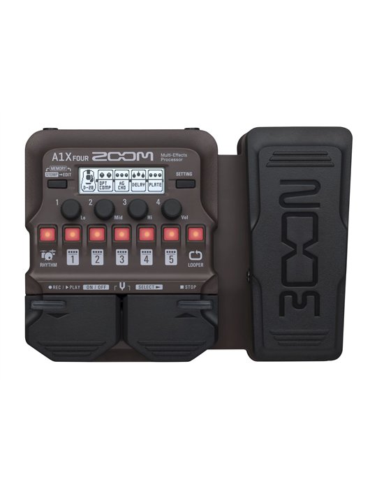 A1X FOUR - Pedal multiefectos para guitarra acústica