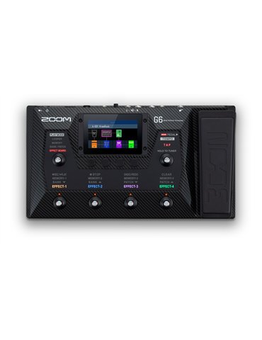 G6 - Pedalera multiefectos, amp-simulator, interface de audio