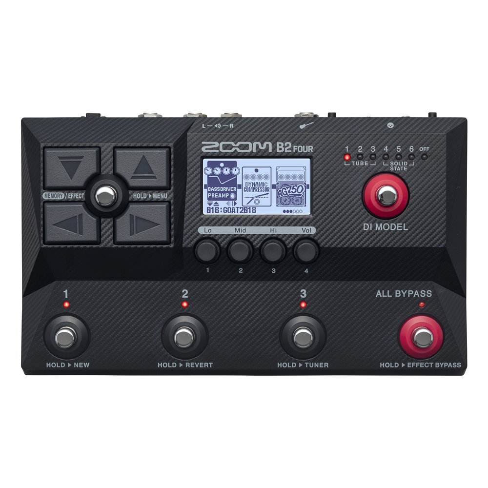 B2 FOUR - Pedalera multiefectos para bajo