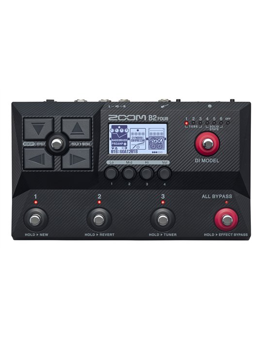 B2 FOUR - Pedalera multiefectos para bajo