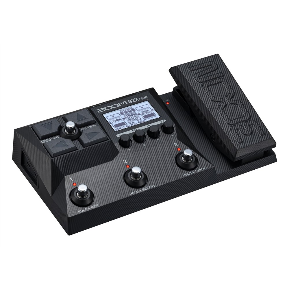 G2X FOUR - Pedal multiefectos para guitarra con pedal de expresión