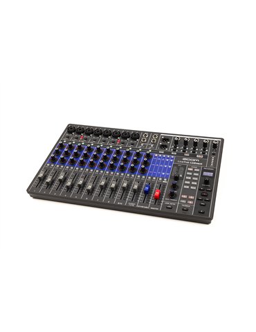 L12next - Mesa de mezclas de 12 canales - 5 mezclas individuales - grabadora multipista e interface de audio