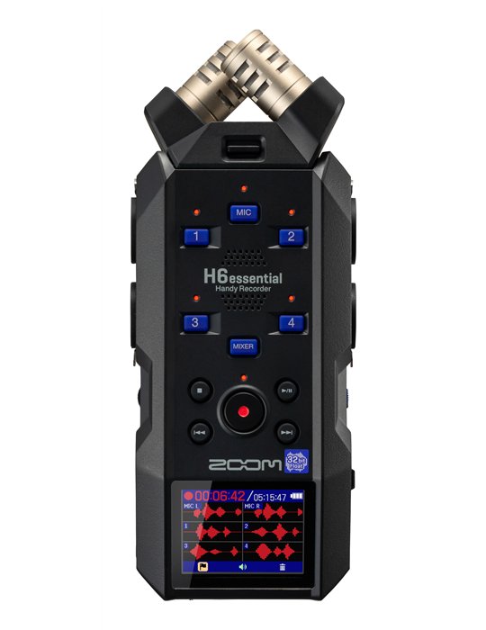 H6essential - grabadora 6 pistas 32 bits en coma flotante - interface USB - color negro