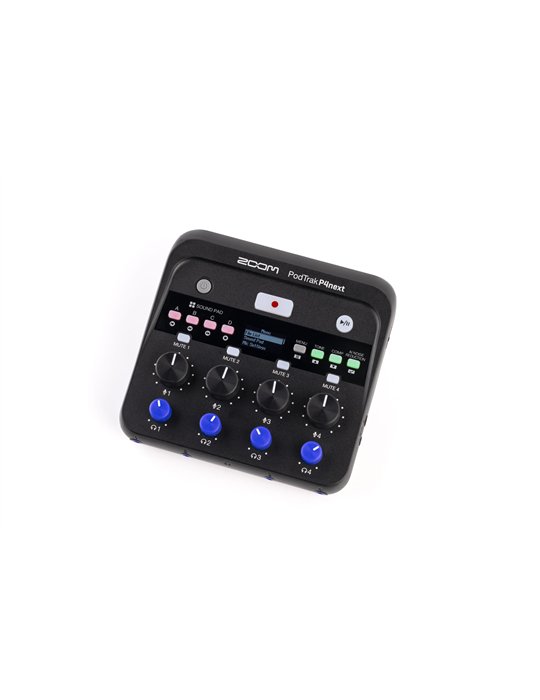 P4next PodTrak - Interface de audio y grabadora portátil dedicada a Podcasts