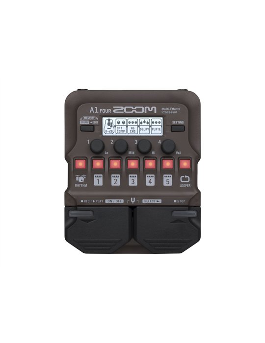 A1 FOUR - Pedal multiefectos para guitarra acústica