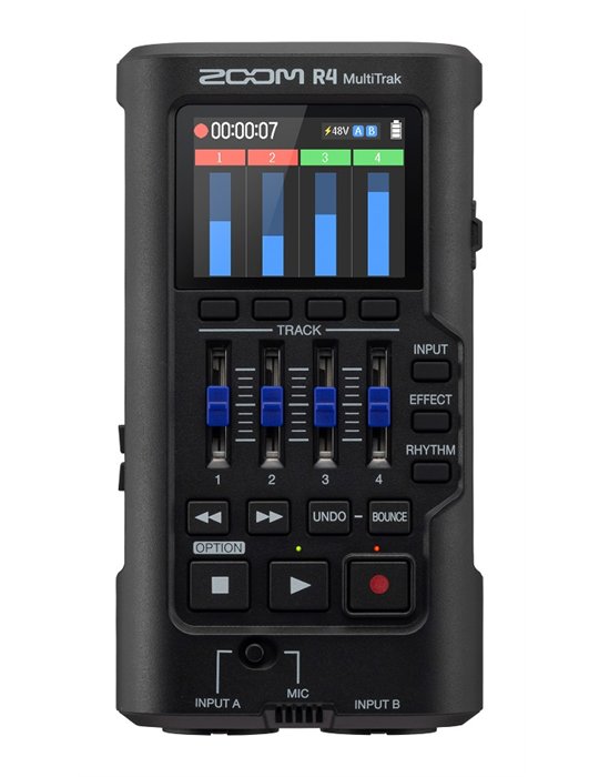 R4 - Grabadora 4 pistas compacta - 2 entradas - 32 bits