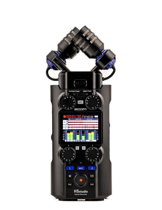 H5studio - grabadora 4 pistas 32 bits en coma flotante - interface USB - color negro