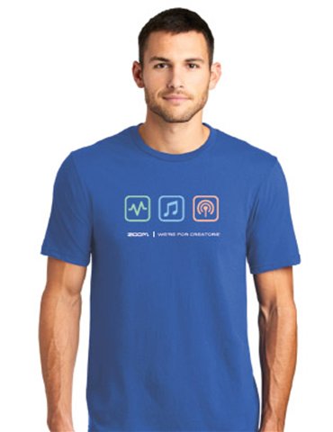 ZTS/BLU-S - T-Shirt ZOOM azul - Talla S