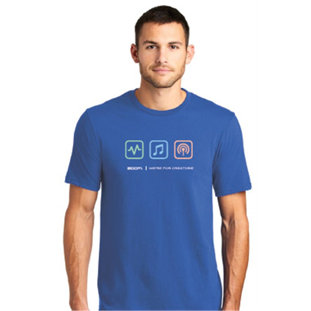 ZTS/BLU-S - T-Shirt ZOOM azul - Talla S