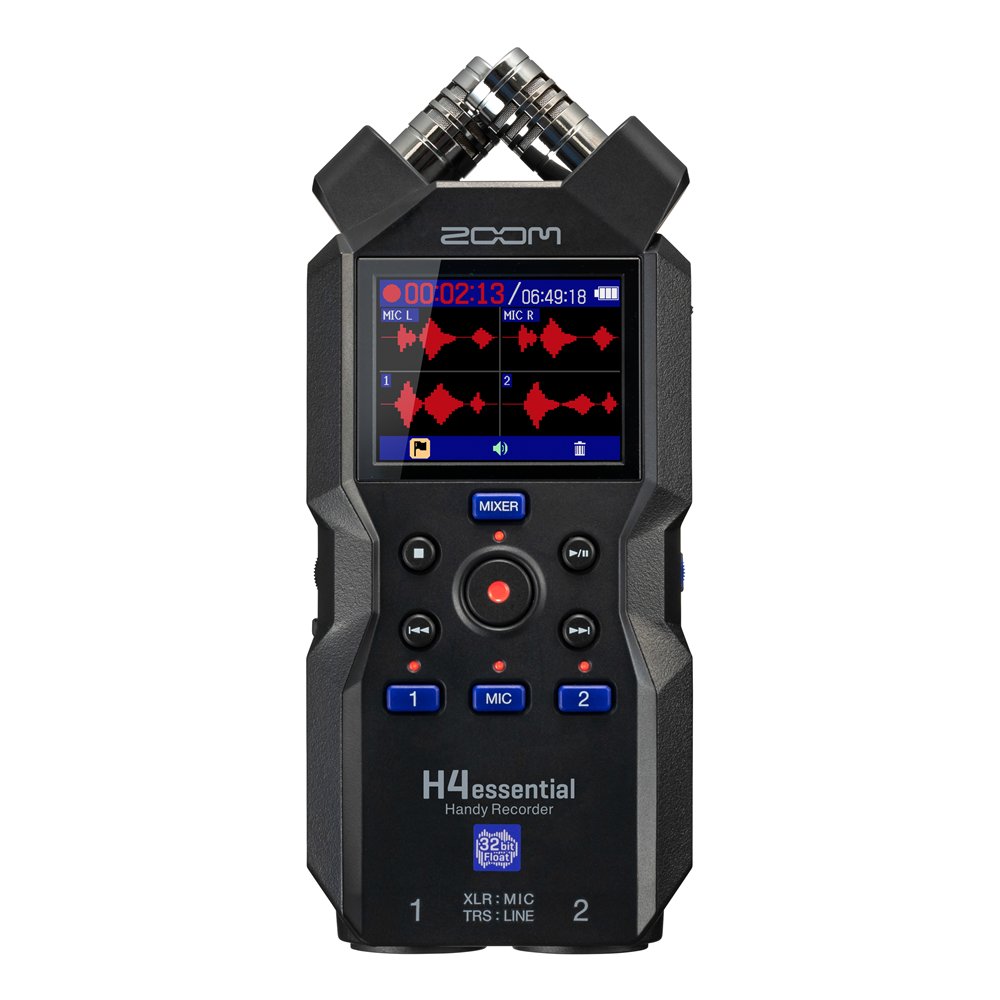 H4essential - grabadora 4 pistas 32 bits en coma flotante - interface USB - color negro