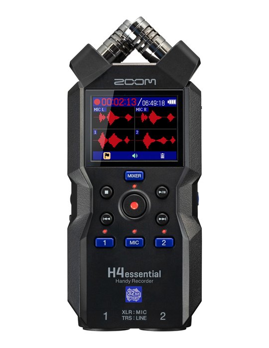 H4essential - grabadora 4 pistas 32 bits en coma flotante - interface USB - color negro