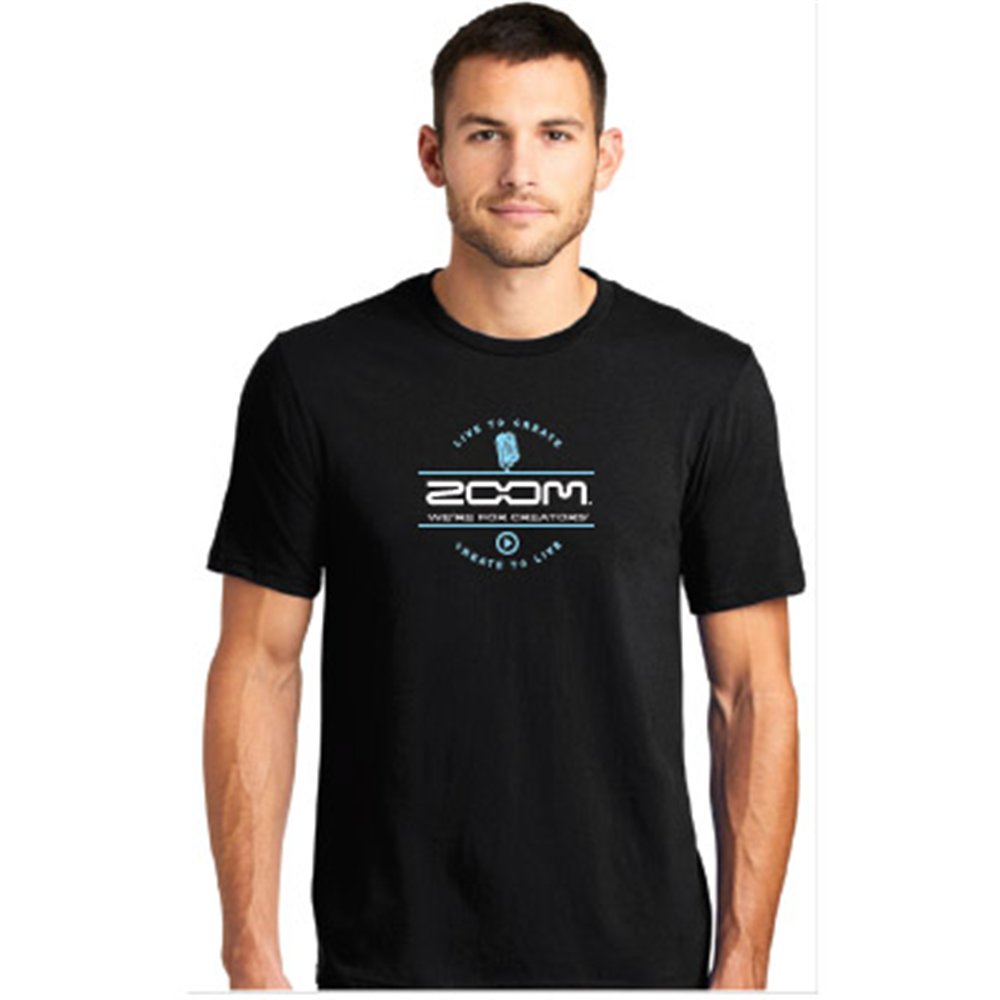 ZTS/BLK-XL - T-Shirt ZOOM negra - Talla XL