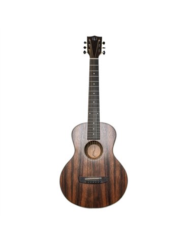 Guitarra acústica de viaje Bones BAC-200 Ébano