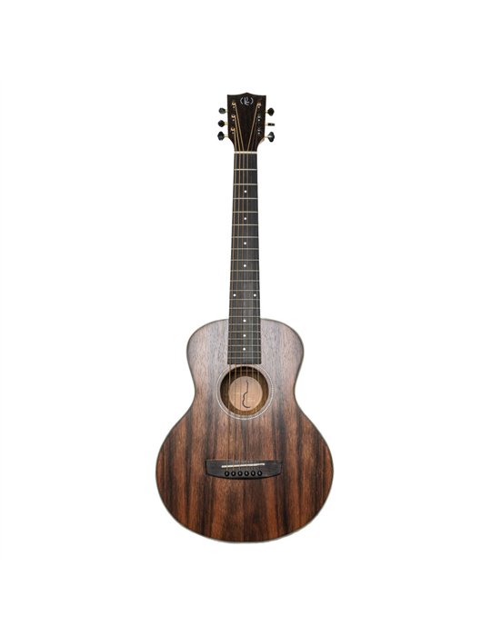 Guitarra acústica de viaje Bones BAC-200 Ébano