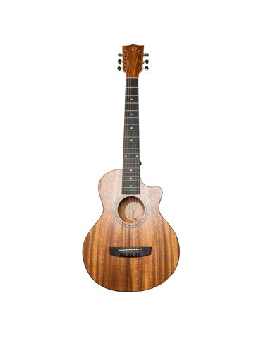 Guitarra acústica de viaje Bones BAC-250 Caoba natural