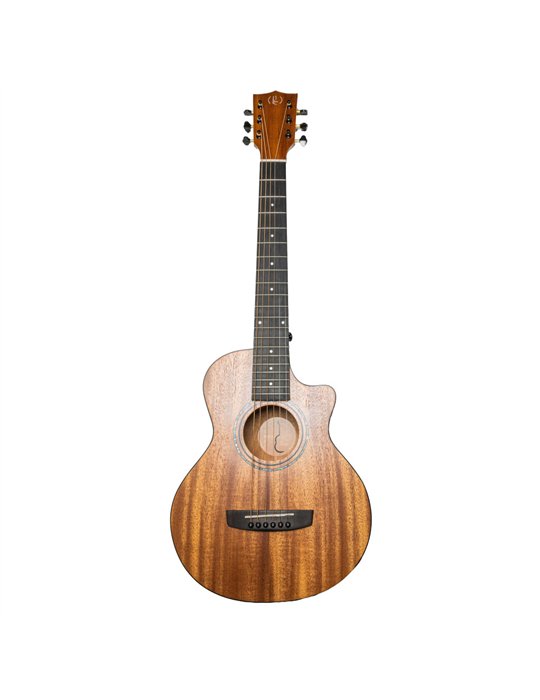 Guitarra acústica de viaje Bones BAC-250 Caoba natural