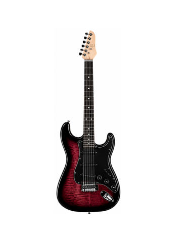 Guitarra Eléctrica Bones New York Series B-SSS Fuchsia