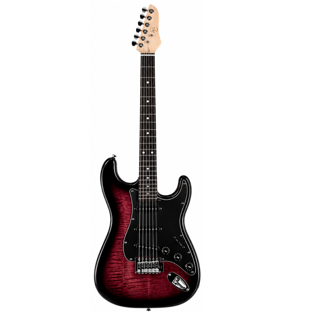 Guitarra Eléctrica Bones New York Series B-SSS Fuchsia