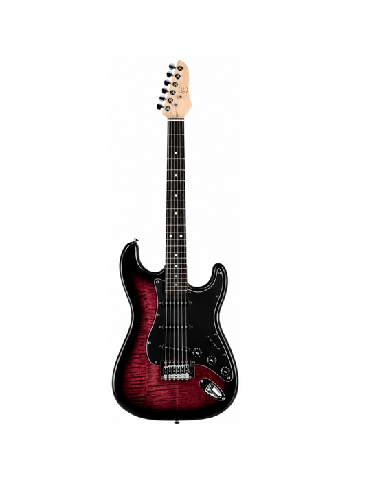 Guitarra Eléctrica Bones New York Series B-SSS Fuchsia