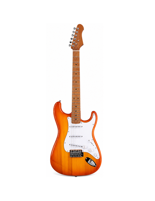 Guitarra Eléctrica Bones Texas Series B-SSS Honey