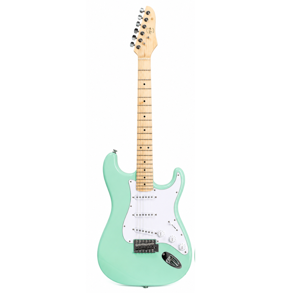 Guitarra Eléctrica Bones California Series B-SSS Green