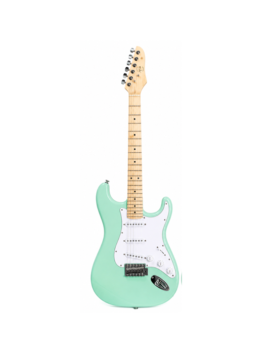 Guitarra Eléctrica Bones California Series B-SSS Green